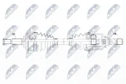 Antriebswelle Vorderachse links NTY NPW-RE-142
