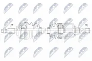 Antriebswelle Vorderachse links NTY NPW-RE-146