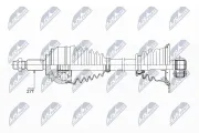 Antriebswelle Vorderachse Vorderachse links Vorderachse links NTY NPW-SB-031