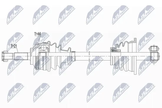 Antriebswelle Vorderachse links NTY NPW-RE-165 Bild Antriebswelle Vorderachse links NTY NPW-RE-165