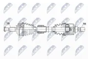 Antriebswelle Vorderachse links NTY NPW-RE-166
