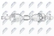 Antriebswelle Vorderachse links NTY NPW-RE-170