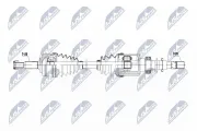 Antriebswelle Vorderachse rechts NTY NPW-RE-187