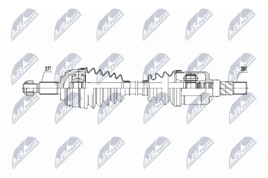 Antriebswelle Vorderachse links NTY NPW-RE-213 Bild Antriebswelle Vorderachse links NTY NPW-RE-213