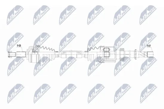 Antriebswelle Vorderachse rechts NTY NPW-RE-215 Bild Antriebswelle Vorderachse rechts NTY NPW-RE-215