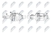 Antriebswelle Vorderachse rechts NTY NPW-RE-235