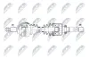 Antriebswelle Vorderachse rechts NTY NPW-RE-239 Bild Antriebswelle Vorderachse rechts NTY NPW-RE-239