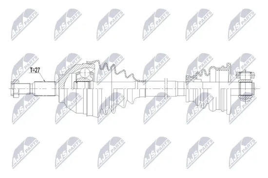 Antriebswelle Vorderachse links NTY NPW-RE-241 Bild Antriebswelle Vorderachse links NTY NPW-RE-241