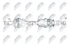 Antriebswelle Vorderachse rechts NTY NPW-RE-247 Bild Antriebswelle Vorderachse rechts NTY NPW-RE-247