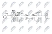 Antriebswelle Vorderachse links NTY NPW-RE-250