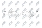 Antriebswelle Vorderachse links NTY NPW-RE-253
