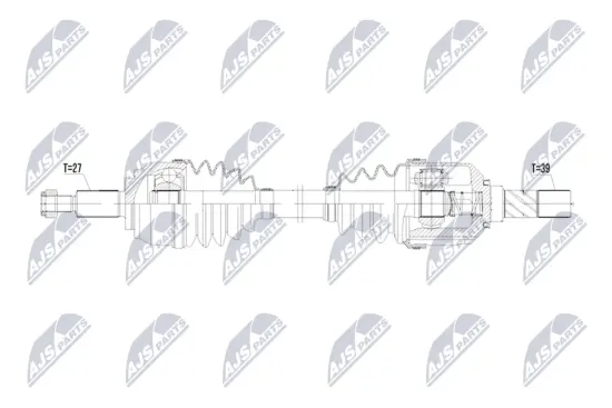 Antriebswelle Vorderachse links NTY NPW-RE-253 Bild Antriebswelle Vorderachse links NTY NPW-RE-253