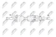 Antriebswelle Vorderachse rechts NTY NPW-RE-254