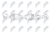 Antriebswelle Vorderachse rechts NTY NPW-RE-257