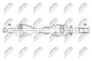 Antriebswelle Vorderachse rechts NTY NPW-RE-260