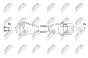Antriebswelle Vorderachse links NTY NPW-RE-263