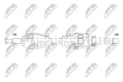 Antriebswelle Vorderachse rechts NTY NPW-RE-264