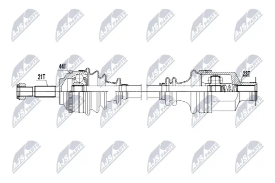 Antriebswelle Vorderachse rechts NTY NPW-RE-272 Bild Antriebswelle Vorderachse rechts NTY NPW-RE-272