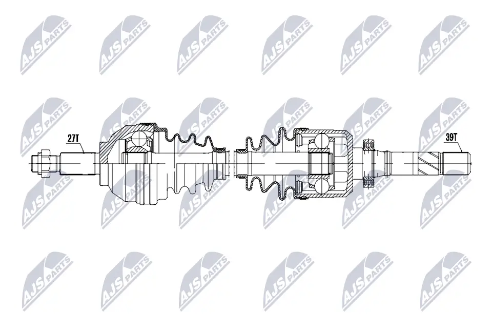 Antriebswelle Vorderachse rechts NTY NPW-RE-275