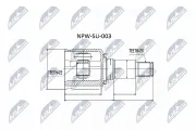 Gelenksatz, Antriebswelle getriebeseitig NTY NPW-SU-003