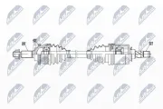 Antriebswelle Vorderachse links NTY NPW-SU-050
