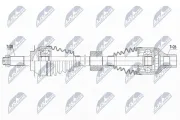 Antriebswelle Vorderachse rechts NTY NPW-SU-054