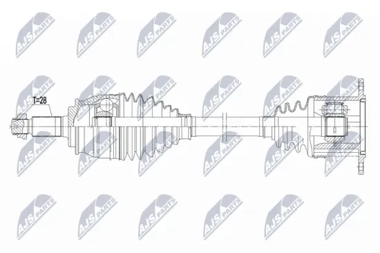 Antriebswelle Hinterachse rechts NTY NPW-SU-069 Bild Antriebswelle Hinterachse rechts NTY NPW-SU-069
