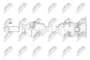Antriebswelle Hinterachse rechts NTY NPW-SU-103