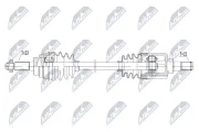 Antriebswelle Vorderachse rechts NTY NPW-SU-106