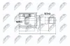 Gelenksatz, Antriebswelle getriebeseitig Vorderachse links NTY NPW-TY-037