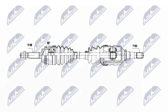 Antriebswelle Vorderachse rechts NTY NPW-TY-056 Bild Antriebswelle Vorderachse rechts NTY NPW-TY-056