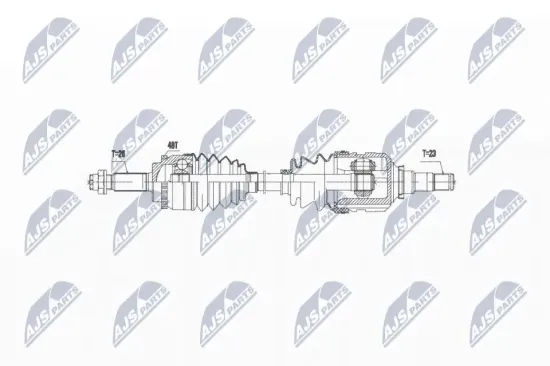 Antriebswelle Vorderachse links NTY NPW-TY-058 Bild Antriebswelle Vorderachse links NTY NPW-TY-058