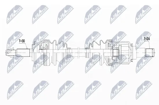 Antriebswelle Vorderachse links NTY NPW-TY-108 Bild Antriebswelle Vorderachse links NTY NPW-TY-108