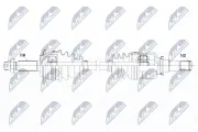 Antriebswelle Vorderachse links NTY NPW-TY-115