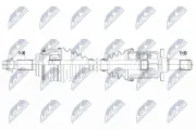 Antriebswelle Vorderachse links Vorderachse rechts NTY NPW-TY-121