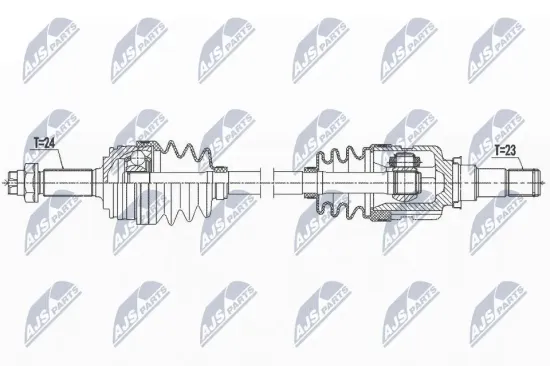 Antriebswelle Vorderachse links NTY NPW-TY-127 Bild Antriebswelle Vorderachse links NTY NPW-TY-127