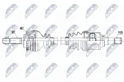 Antriebswelle Vorderachse Vorderachse rechts Vorderachse rechts NTY NPW-VV-011