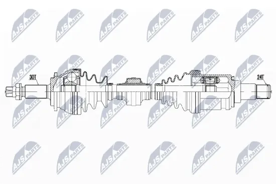 Antriebswelle Vorderachse links NTY NPW-TY-184 Bild Antriebswelle Vorderachse links NTY NPW-TY-184