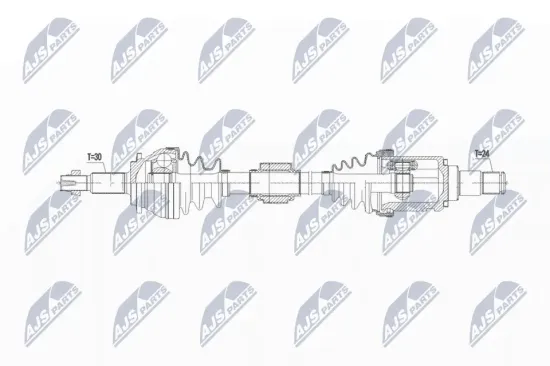 Antriebswelle Vorderachse links NTY NPW-TY-187 Bild Antriebswelle Vorderachse links NTY NPW-TY-187