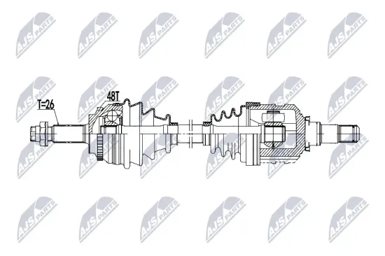 Antriebswelle Vorderachse links NTY NPW-TY-191 Bild Antriebswelle Vorderachse links NTY NPW-TY-191