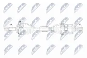 Antriebswelle Vorderachse rechts NTY NPW-VV-035