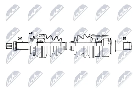 Antriebswelle Vorderachse links NTY NPW-TY-211 Bild Antriebswelle Vorderachse links NTY NPW-TY-211
