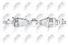 Antriebswelle Vorderachse rechts NTY NPW-TY-224 Bild Antriebswelle Vorderachse rechts NTY NPW-TY-224