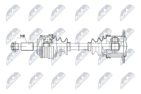 Antriebswelle Hinterachse links NTY NPW-TY-256 Bild Antriebswelle Hinterachse links NTY NPW-TY-256