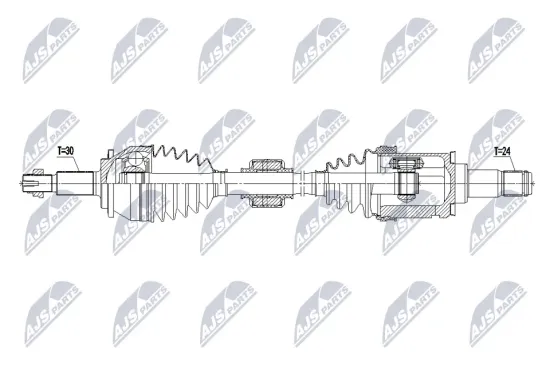 Antriebswelle Vorderachse links NTY NPW-TY-270 Bild Antriebswelle Vorderachse links NTY NPW-TY-270