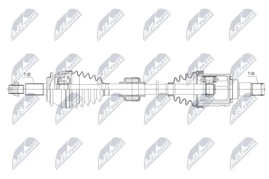 Antriebswelle Vorderachse links NTY NPW-TY-285 Bild Antriebswelle Vorderachse links NTY NPW-TY-285