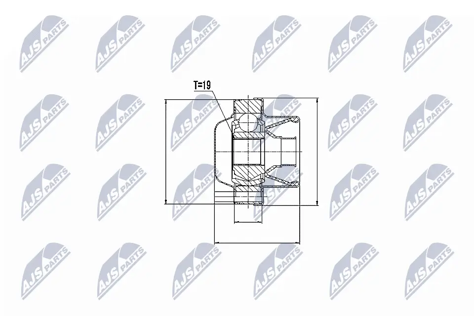 Gelenk, Gelenkwelle NTY NPW-VV-005