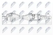 Antriebswelle Vorderachse rechts NTY NPW-VV-029