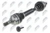 Antriebswelle Vorderachse links NTY NPW-VV-050 Bild Antriebswelle Vorderachse links NTY NPW-VV-050