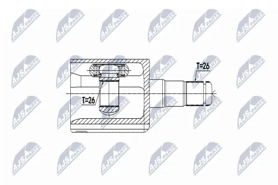 Antriebswelle Vorderachse links NTY NPW-VV-111 Bild Antriebswelle Vorderachse links NTY NPW-VV-111